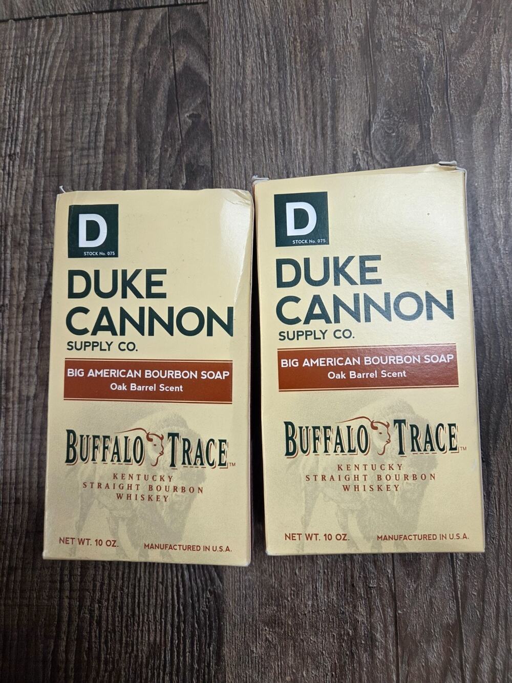 Duke Cannon Supply Co. Big American Bourbon Soap Oak Barrel Scent Bar Lot of 2